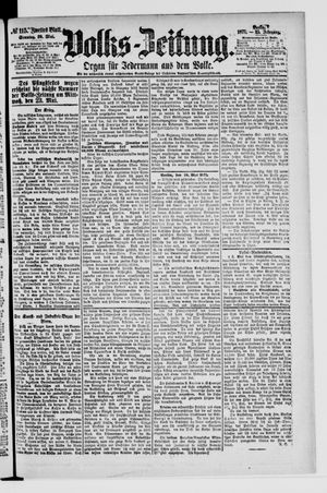 Volks-Zeitung vom 20.05.1877