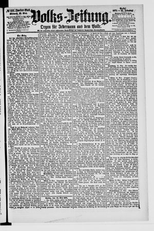 Volks-Zeitung vom 23.05.1877