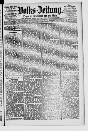 Volks-Zeitung vom 10.06.1877