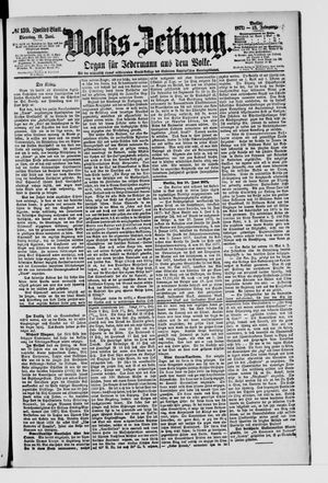 Volks-Zeitung vom 19.06.1877
