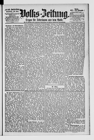 Volks-Zeitung vom 23.06.1877