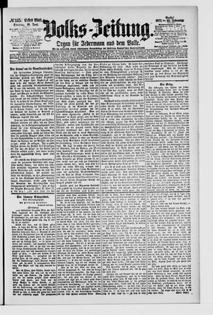 Volks-Zeitung vom 26.06.1877
