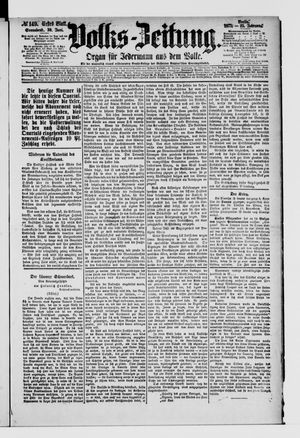 Volks-Zeitung vom 30.06.1877