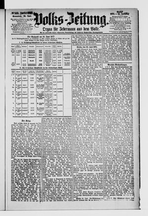 Volks-Zeitung vom 30.06.1877