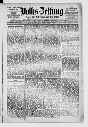 Volks-Zeitung vom 03.07.1877