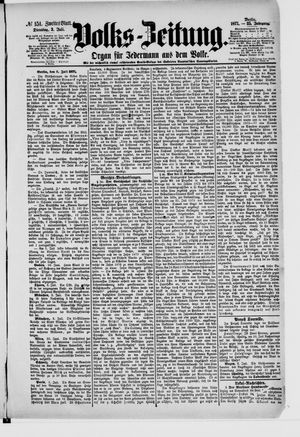 Volks-Zeitung vom 03.07.1877