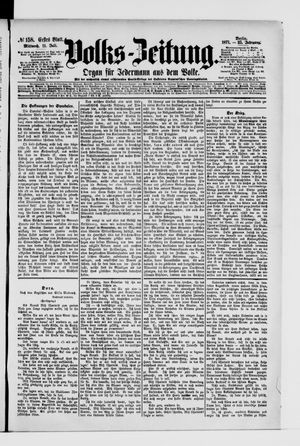 Volks-Zeitung vom 11.07.1877