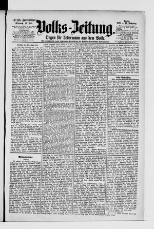 Volks-Zeitung vom 11.07.1877