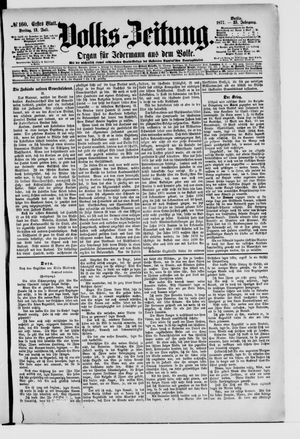 Volks-Zeitung vom 13.07.1877