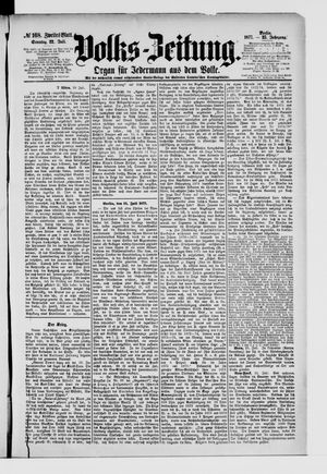 Volks-Zeitung vom 22.07.1877