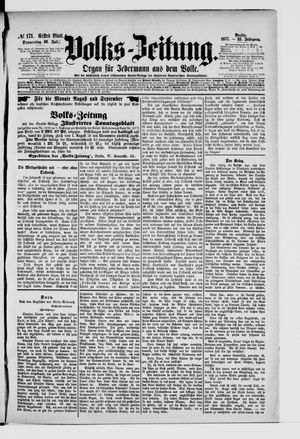 Volks-Zeitung vom 26.07.1877