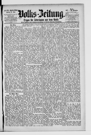 Volks-Zeitung on Jul 27, 1877