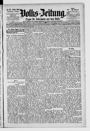 Volks-Zeitung vom 04.08.1877