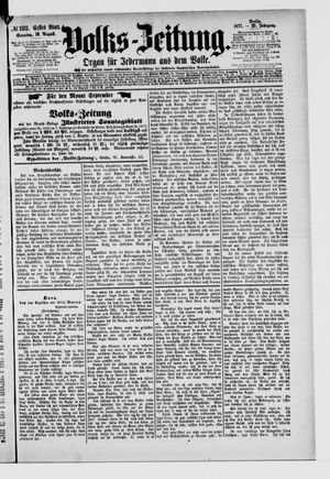 Volks-Zeitung vom 19.08.1877