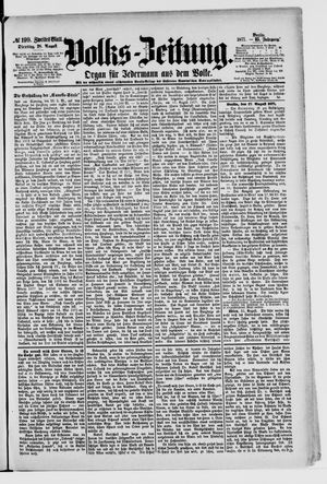 Volks-Zeitung vom 28.08.1877