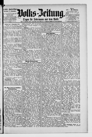 Volks-Zeitung vom 04.09.1877