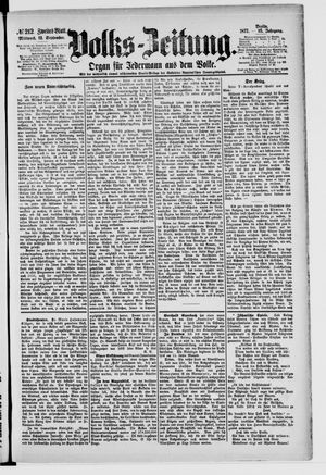 Volks-Zeitung vom 12.09.1877