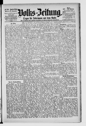 Volks-Zeitung vom 19.09.1877