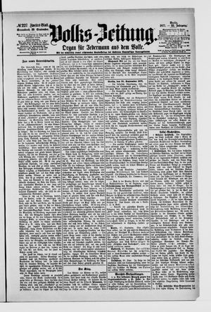 Volks-Zeitung vom 29.09.1877