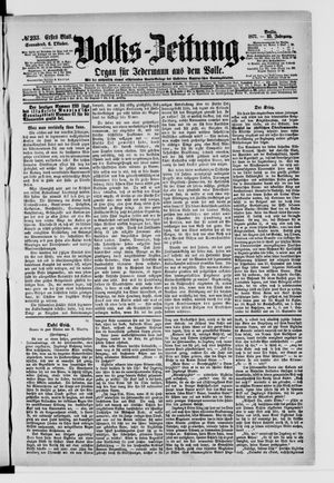 Volks-Zeitung vom 06.10.1877