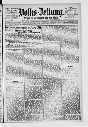 Volks-Zeitung vom 19.10.1877