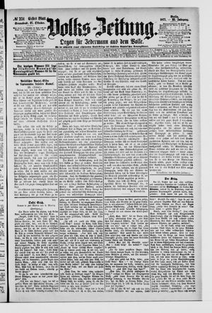 Volks-Zeitung vom 27.10.1877