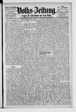 Volks-Zeitung vom 03.11.1877
