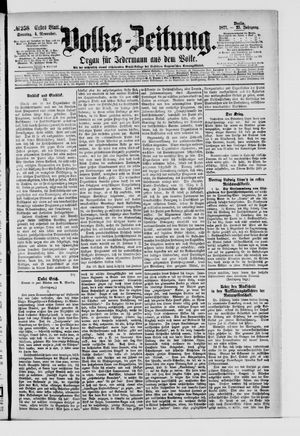 Volks-Zeitung vom 04.11.1877