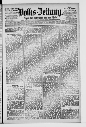 Volks-Zeitung vom 17.11.1877