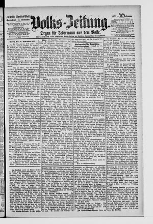Volks-Zeitung vom 17.11.1877