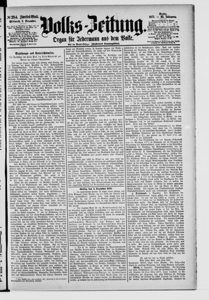 Volks-Zeitung vom 05.12.1877