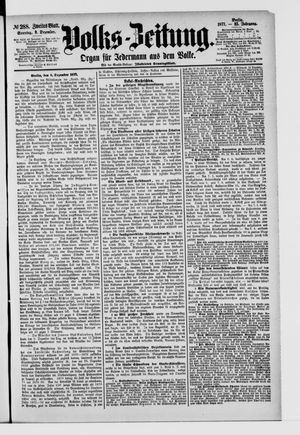 Volks-Zeitung vom 09.12.1877