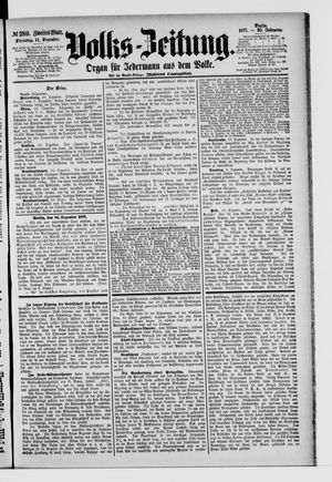 Volks-Zeitung vom 11.12.1877