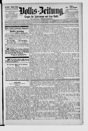 Volks-Zeitung vom 15.12.1877
