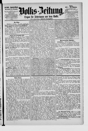 Volks-Zeitung vom 15.12.1877