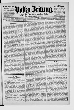 Volks-Zeitung vom 16.12.1877