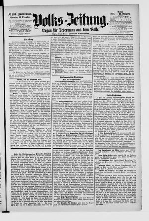Volks-Zeitung vom 16.12.1877