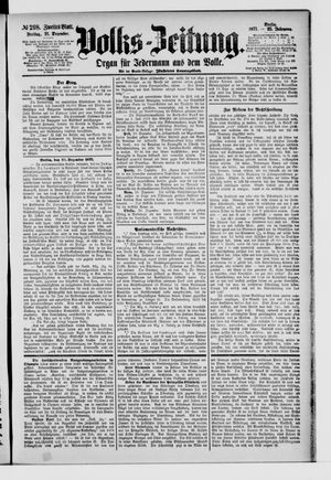 Volks-Zeitung vom 21.12.1877