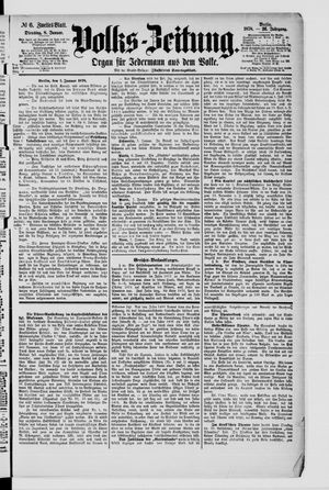 Volks-Zeitung on Jan 8, 1878