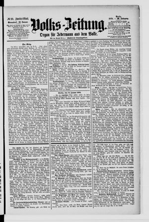 Volks-Zeitung on Jan 12, 1878