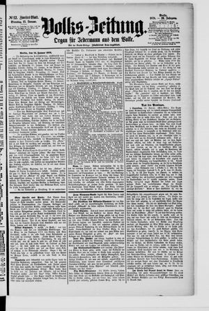 Volks-Zeitung on Jan 15, 1878
