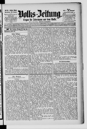 Volks-Zeitung on Jan 26, 1878