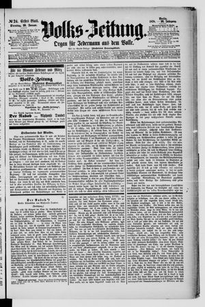 Volks-Zeitung vom 29.01.1878