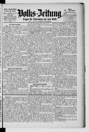 Volks-Zeitung vom 29.01.1878
