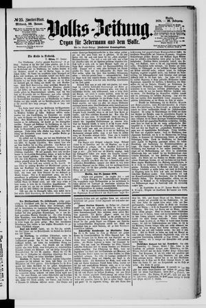 Volks-Zeitung on Jan 30, 1878