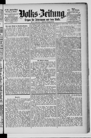 Volks-Zeitung on Feb 5, 1878