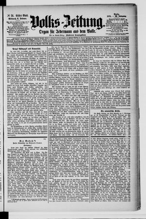 Volks-Zeitung on Feb 6, 1878