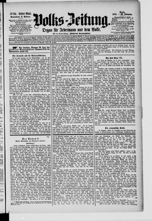 Volks-Zeitung vom 09.02.1878