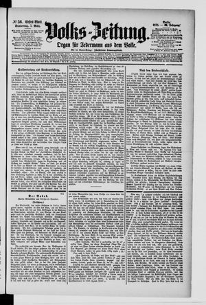 Volks-Zeitung vom 07.03.1878