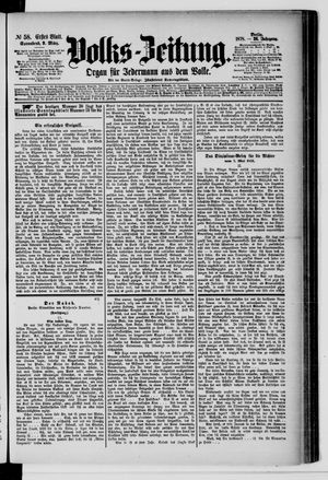 Volks-Zeitung on Mar 9, 1878